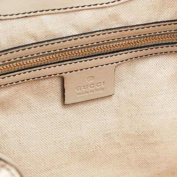 Gucci Medium Emily Off-White Guccissima Leather Shoulder Bag - Picture 12 of 13